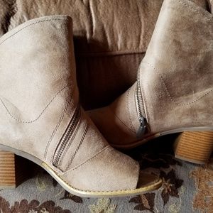 Stone color booties